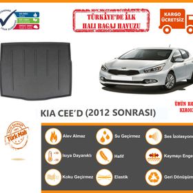 Kia Cee'd Üst Raf 2012-2019 Halı Bagaj Havuzu