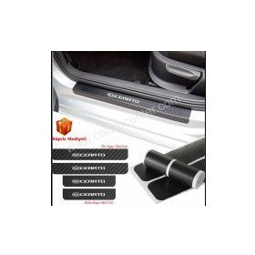 Kia Cerato 4 Adet Karbon Kapı Eşiği Sticker