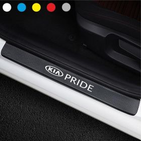 Kia Pride 4 Adet Karbon Kapı Eşiği Sticker