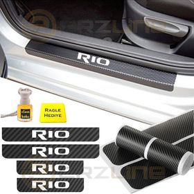 Kia Rio 4 Adet Karbon Kapı Eşiği Sticker