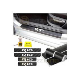 Kia Rio 4 Adet Karbon Kapı Eşiği Sticker