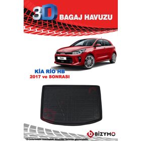 Kia Rio Hb 2017 Sonrası 3d Bagaj Havuzu
