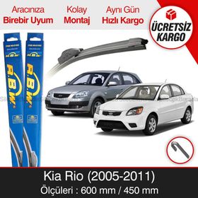 Kia Rio RBW 2005-2011 Muz Silecek Takımı