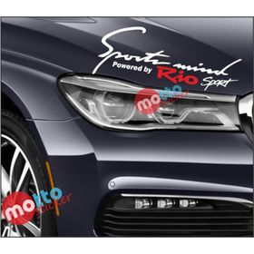 Kia Rio Sports Mind Far Üstü Oto Sticker