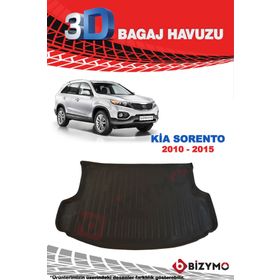 Kia Sorento 2010-2015 3d Bagaj Havuzu