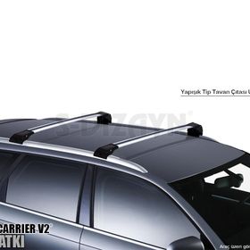 Kia Sorento 3 2013 Üzeri Gri Wingcarrier Ara Atkı