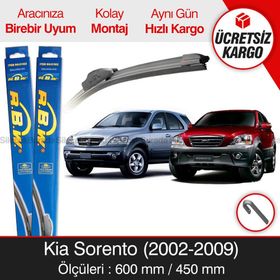 Kia Sorento RBW 2002-2009 Muz Silecek Takımı