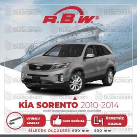 Kia Sorento RBW 2010-2014 Muz Silecek Takımı