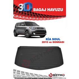 Kia Soul 2015 Sonrası 3d Bagaj Havuzu