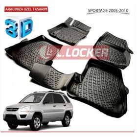Kia Sportage 2005-2010 3D Havuzlu Paspas