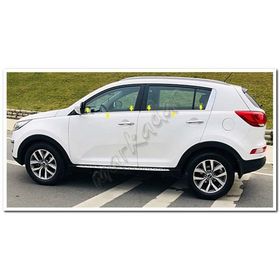 Kia Sportage 2010-2015 4 Parça Paslanmaz Çelik Cam Çıtası