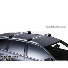 Kia Sportage 2010 Üzeri Gri Wingcarrier Ara Atkı
