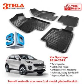 Kia Sportage 2016-2019 Seti 3D Havuzlu Paspas