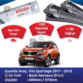 Kia Sportage Bosch Aeroeco 2011-2016 Muz Silecek Takımı