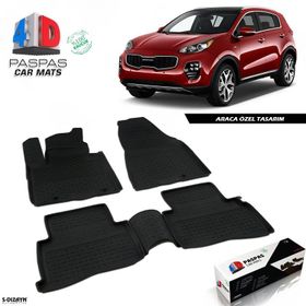 Kia Sportage Profesyonel Havuzlu Ekonomik 4D Siyah Oto Paspası