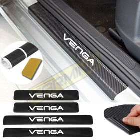 Kia Venga 4 Adet Karbon Kapı Eşiği Sticker