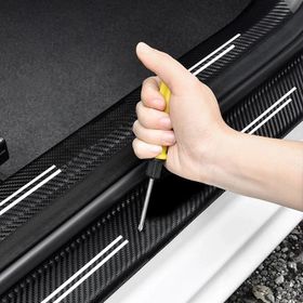 Kia Venga 4 Adet Karbon Kapı Eşiği Sticker