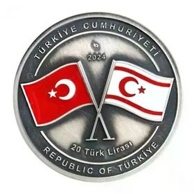 Kıbrıs Barış Harekatı'nın 50.Yıl Dönümü Gümüş Sikke Coin