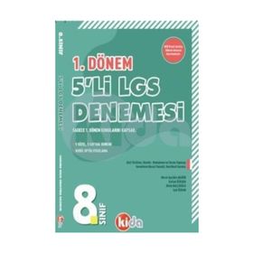 Kida Yayınları 8. Sınıf LGS 1. Dönem 5 Deneme