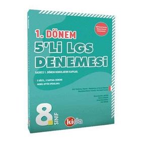 Kida Yayınları 8. Sınıf LGS 1. Dönem 5 Deneme