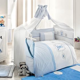 Kidboo Rabitto Blue Bebek Odası Cibinliği