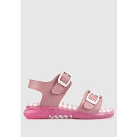 Kiddo 6024901416100 Pembe Kız Çocuk Düz Sandalet