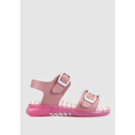 Kiddo 6024901416100 Pembe Kız Çocuk Düz Sandalet