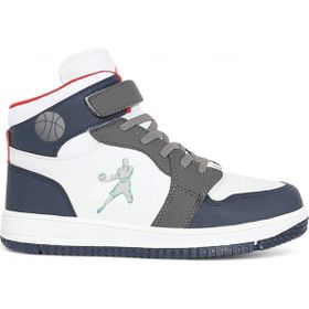 Kidessa NKT01517 1517 Beyaz - Lacivert Anatomik Taban Çocuk ve Genç Boğazlı Sneakers Ayakkabı