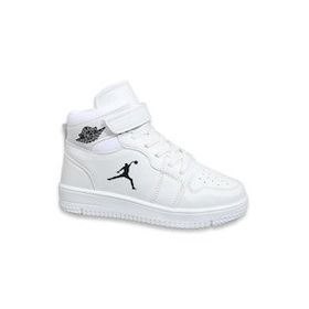 Kidessa NKT01517 Siyah Kırmızı Anatomik Taban Unisex Çocuk Boğazlı Sneakers Ayakkabı
