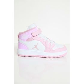 Kidessa NKT01517 Siyah Kırmızı Anatomik Taban Unisex Çocuk Boğazlı Sneakers Ayakkabı