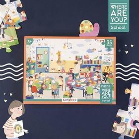 Kidmosfer Where Are You Serisi Neredesin Okul Puzzle