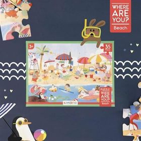 Kidmosfer Where Are You Serisi Neredesin Plaj Puzzle