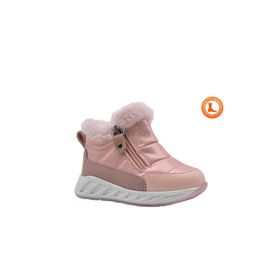 Kids A More Bonthe Çift Fermuarlı Içi Peluş Kürklü Paraşüt Kumaş Pembe Kız Çocuk Bot