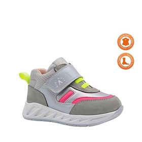 Kids A More Della Tek Cırtlı Deri Gri Buz Kız Çocuk Bot