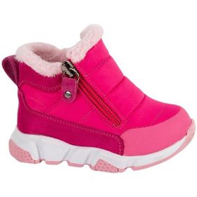 Kids A More Manarola Çift Fermuarlı İçi Peluş Kürklü Paraşüt Kumaş Fuşya Kız Çocuk Bot