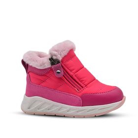 Kids A More Manarola Çift Fermuarlı İçi Peluş Kürklü Paraşüt Kumaş Fuşya Kız Çocuk Bot