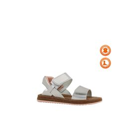 Kids A More Minta Gümüş Deri Kız Çocuk Sandalet