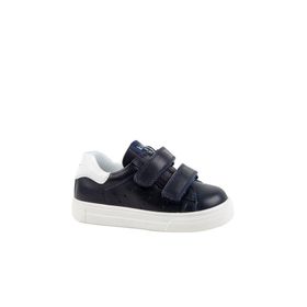 Kids A More Papillon Lacivert Çift Cırtlı Deri Unisex Çocuk Ayakkabı