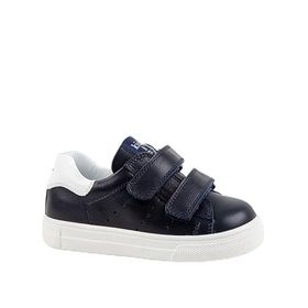 Kids A More Papillon Lacivert Çift Cırtlı Deri Unisex Çocuk Ayakkabı