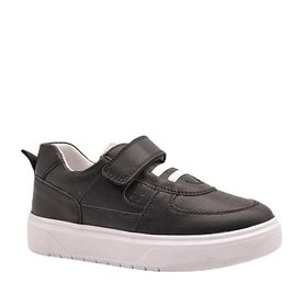 Kids A More Stones Siyah Tek Cırtlı Deri Unisex Çocuk Ayakkabı