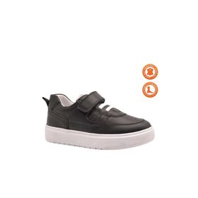 Kids A More Stones Siyah Tek Cırtlı Deri Unisex Çocuk Ayakkabı
