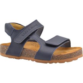 Kids A More Zoey Lacivert Çift Cırtlı Deri Unisex Çocuk Sandalet