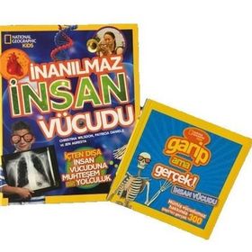 Kids İnanılmaz İnsan Vücudu Seti 2 Kitap Takım-National Geographic