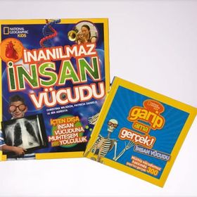Kids İnanılmaz İnsan Vücudu Seti 2 Kitap Takım-National Geographic