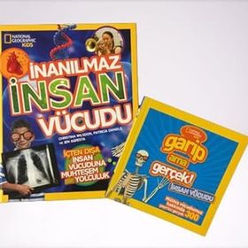 Kids İnanılmaz İnsan Vücudu Seti 2 Kitap Takım-National Geographic