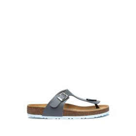 Kifidis K8871SK Gri Soft Step Kadın Mantar Terlik