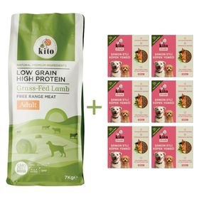 Kiito Fresh 7 kg + 6 Adet Somon Etli Yetişkin Köpek Maması