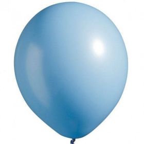 Kikajoy 100 Adet Açık Mavi Baskısız Pastel Balon