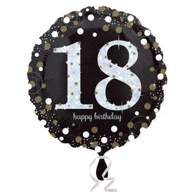 Kikajoy 18 Yaş Temalı Siyah Folyo Balon