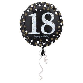 Kikajoy 18 Yaş Temalı Siyah Folyo Balon